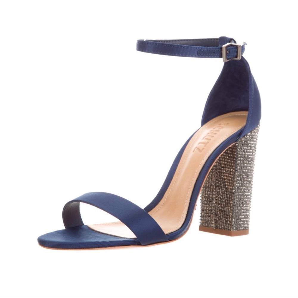 Schultz - Satin Embellished Sandals.